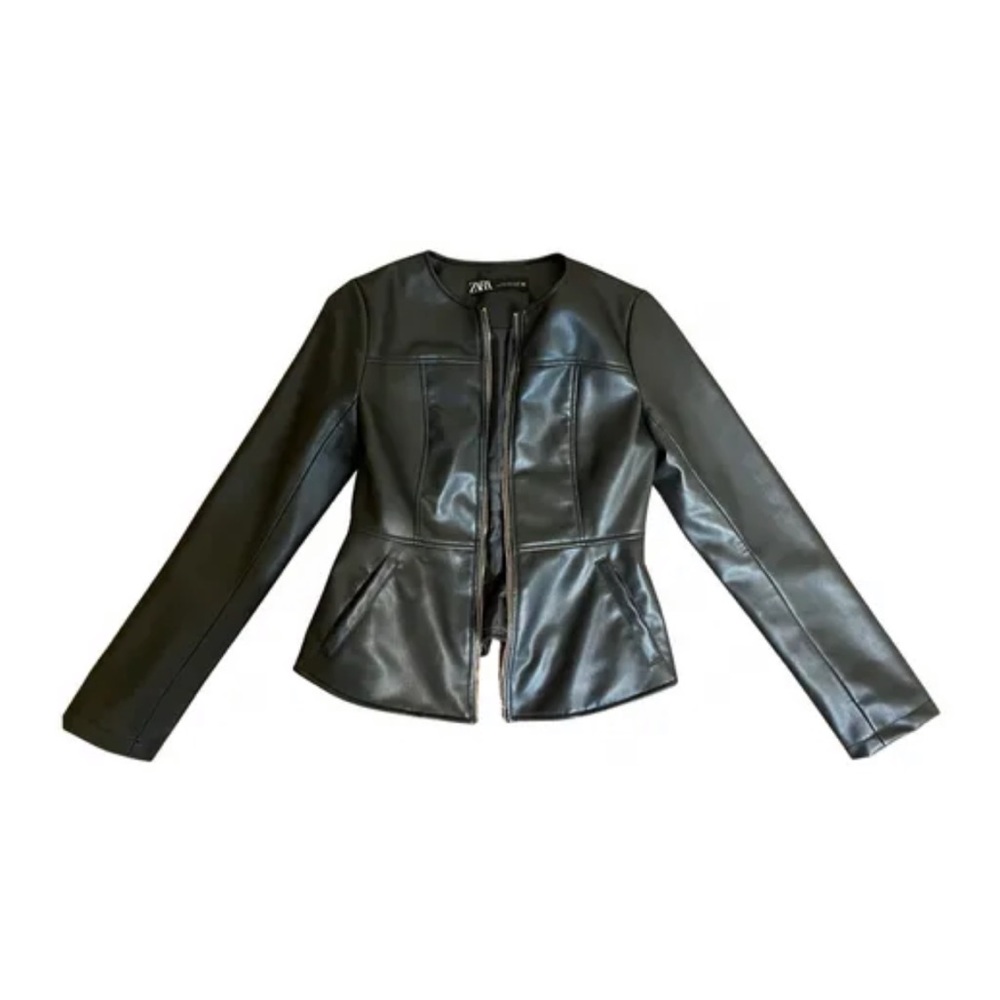 Zara leather Blazer